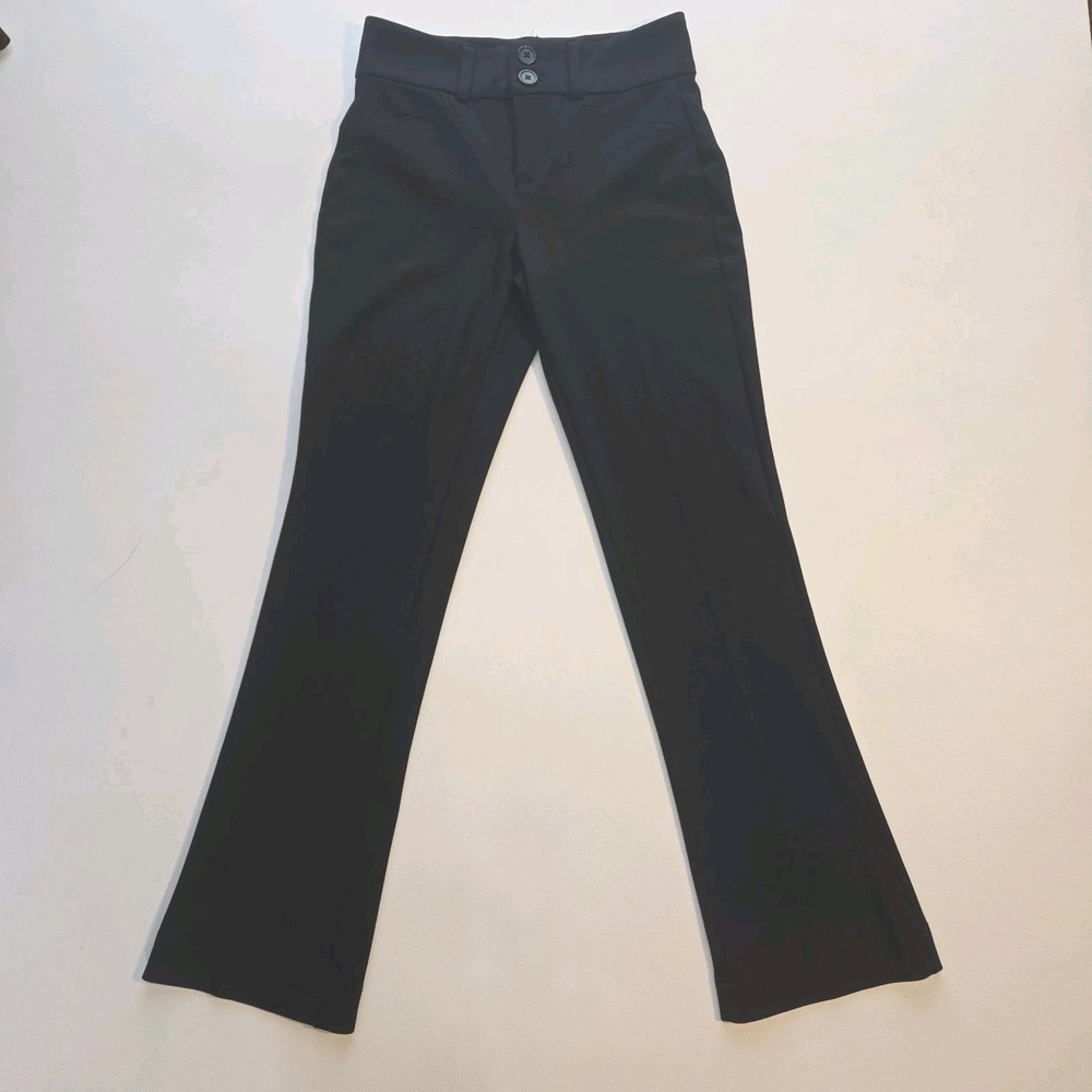Dictionary Pants Women's Black Bootcut Dress Slacks Size S 4-6‎ Stretch Career